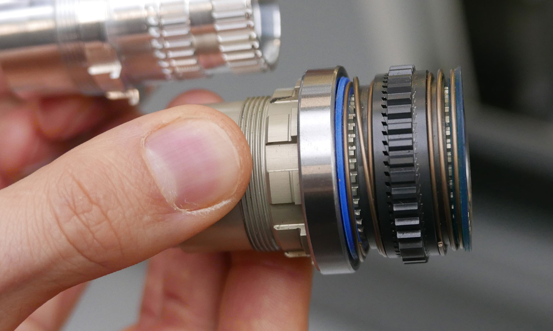 Qvist Factory Tour, new fast Double Ratchet hubs, assembled freehub