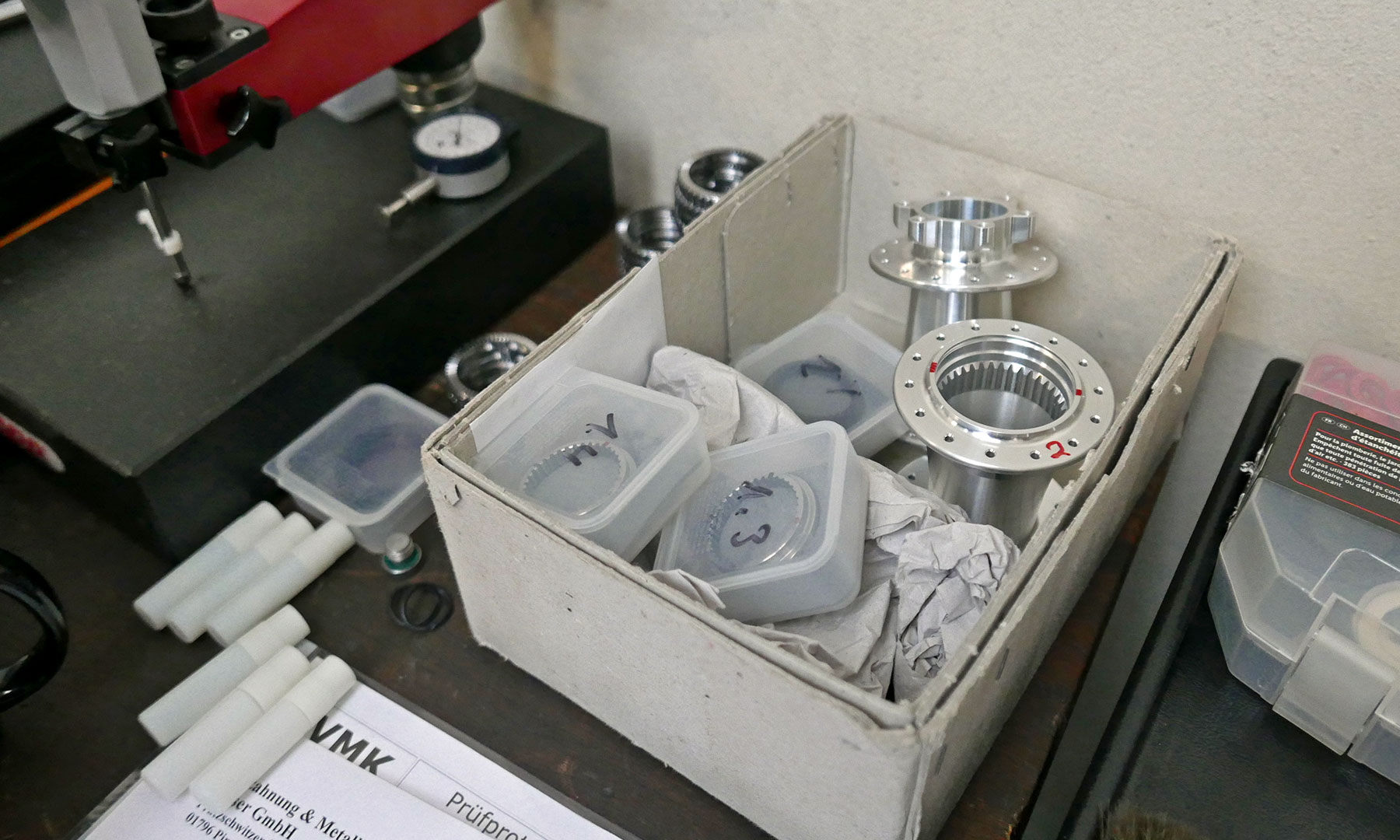 Qvist Factory Tour, new fast Double Ratchet hubs, internal testing