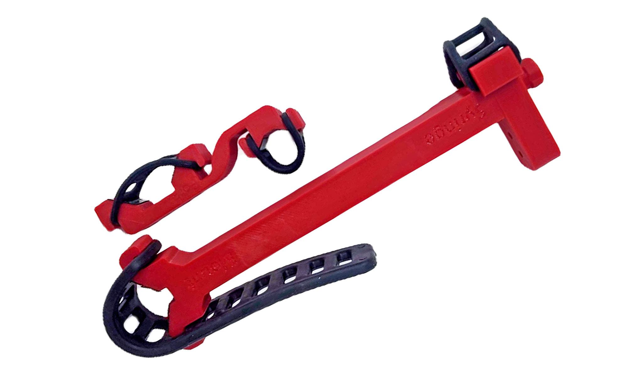 RedSide Tools Hydraulic Bleed Syringe Holder Kit, 3rd gen Brake Bleed Tool Helper mounts, typical kit