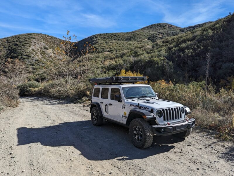 TopOak Overland Galaxy 1.0 out on a trail