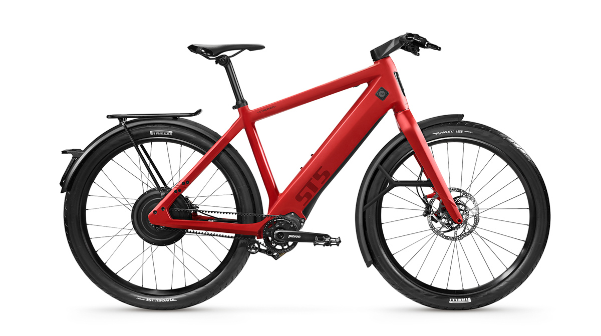 Stromer ST5 Pinion, side, studio