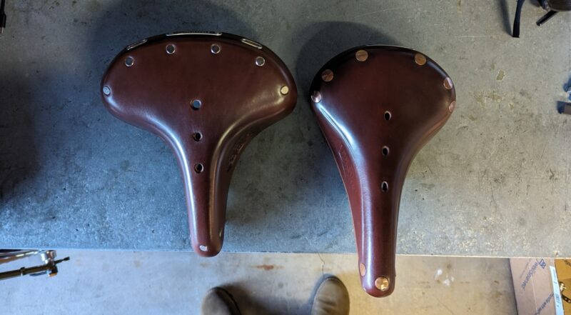 Brooks B72 First Look and Install b72 and b17 shape differences