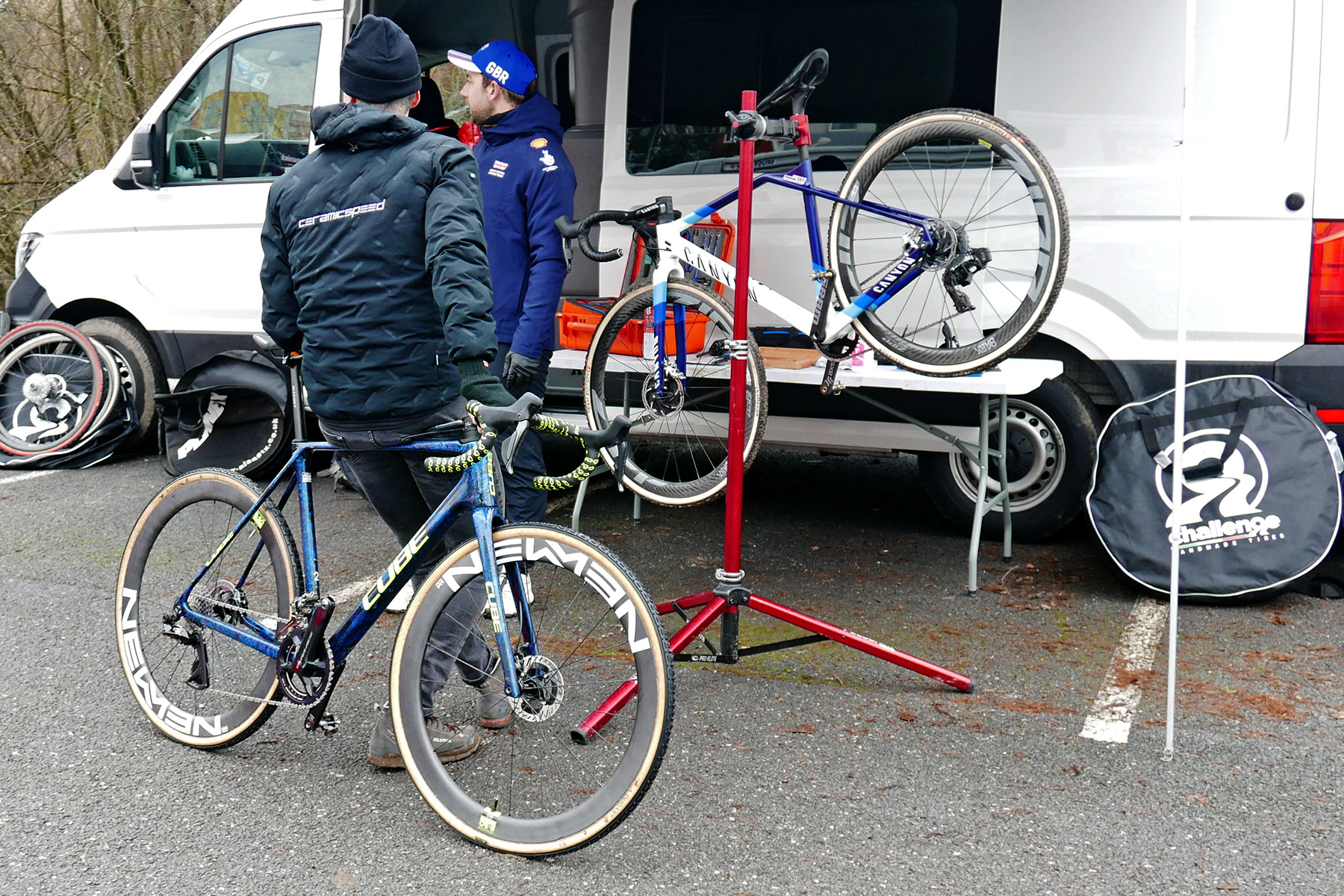 CeramicSpeed OSPW Shimano prototype at CX Worlds Tabor