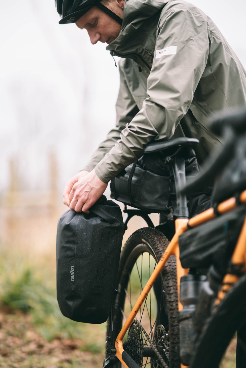 Tailfin 16-liter Pannier launch wilderness too