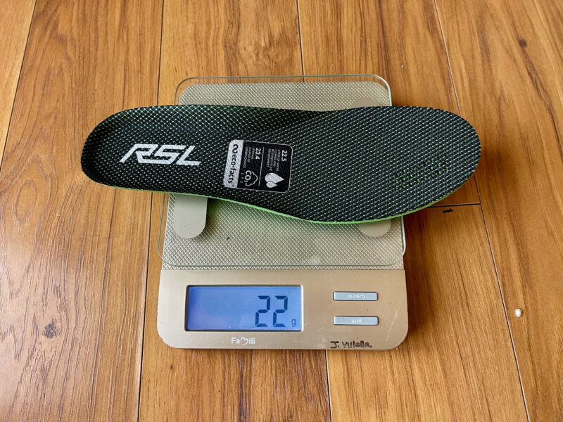 Trek RSL Road Shoes Knit RSL insole weight