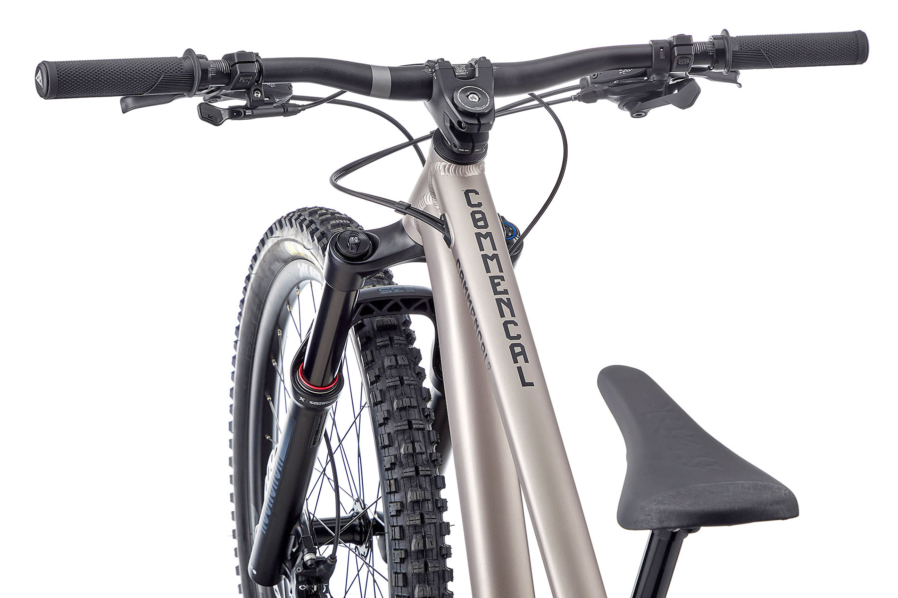 2024 Commencal Meta HT XS mini-mullet enduro all-mountain bike hardtail, cockpit detail