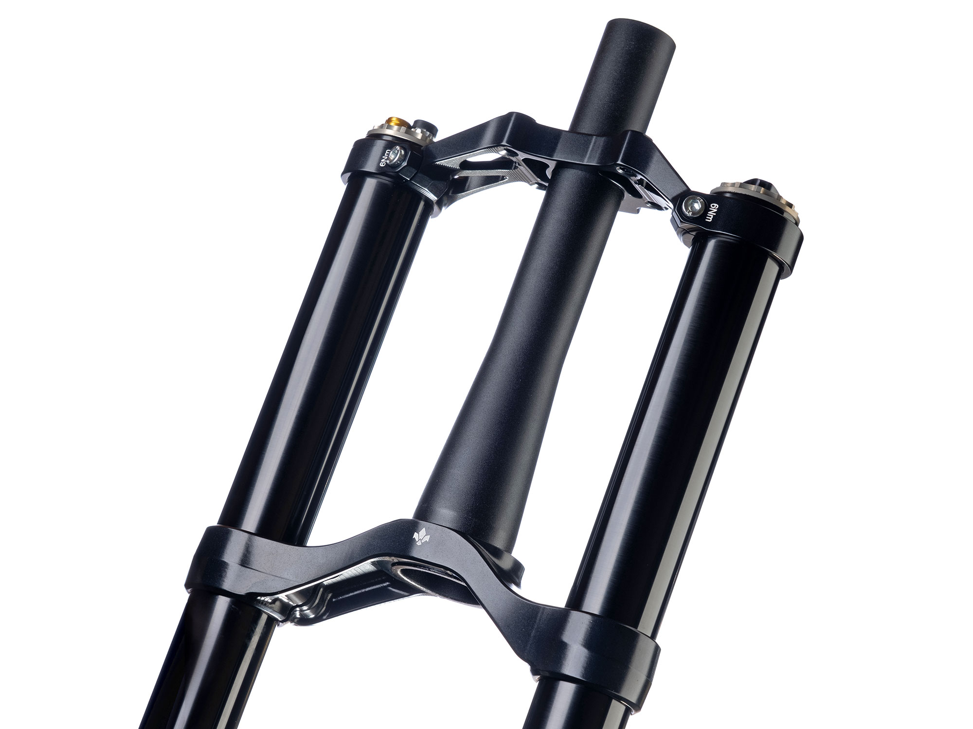 2024 Formula Belva lightweight double-crown enduro mountain bike fork, crown details