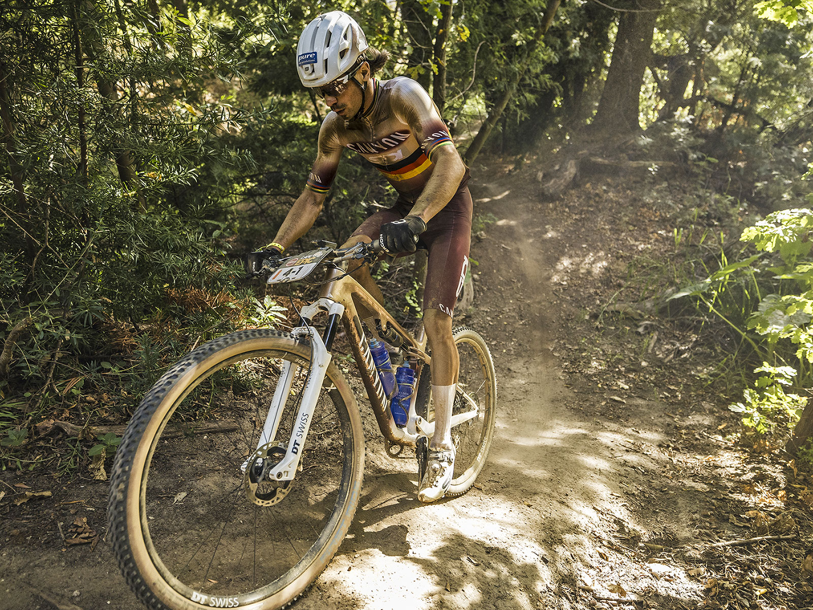 LTD Canyon Lux World Cup CFR Untamed edition carbon XC marathon mountain bike for Cape Epic, Andreas Seewald racing