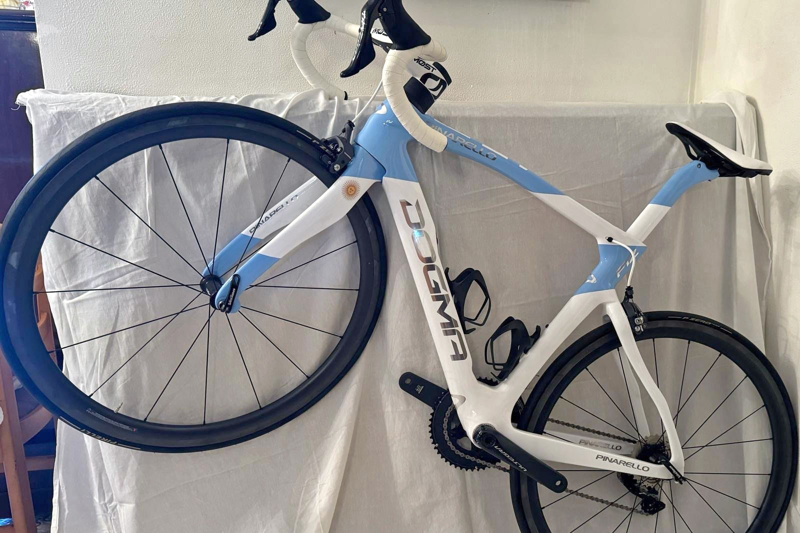 Pope Pinarello Dogma F12 carbon road bike popemobile auction, NDS