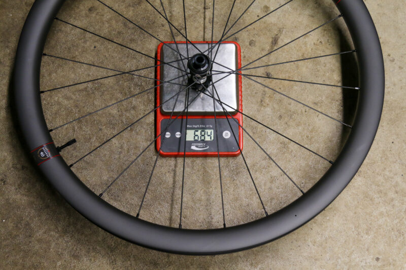 Reserve carbon wheels 40 44 GR actual weight