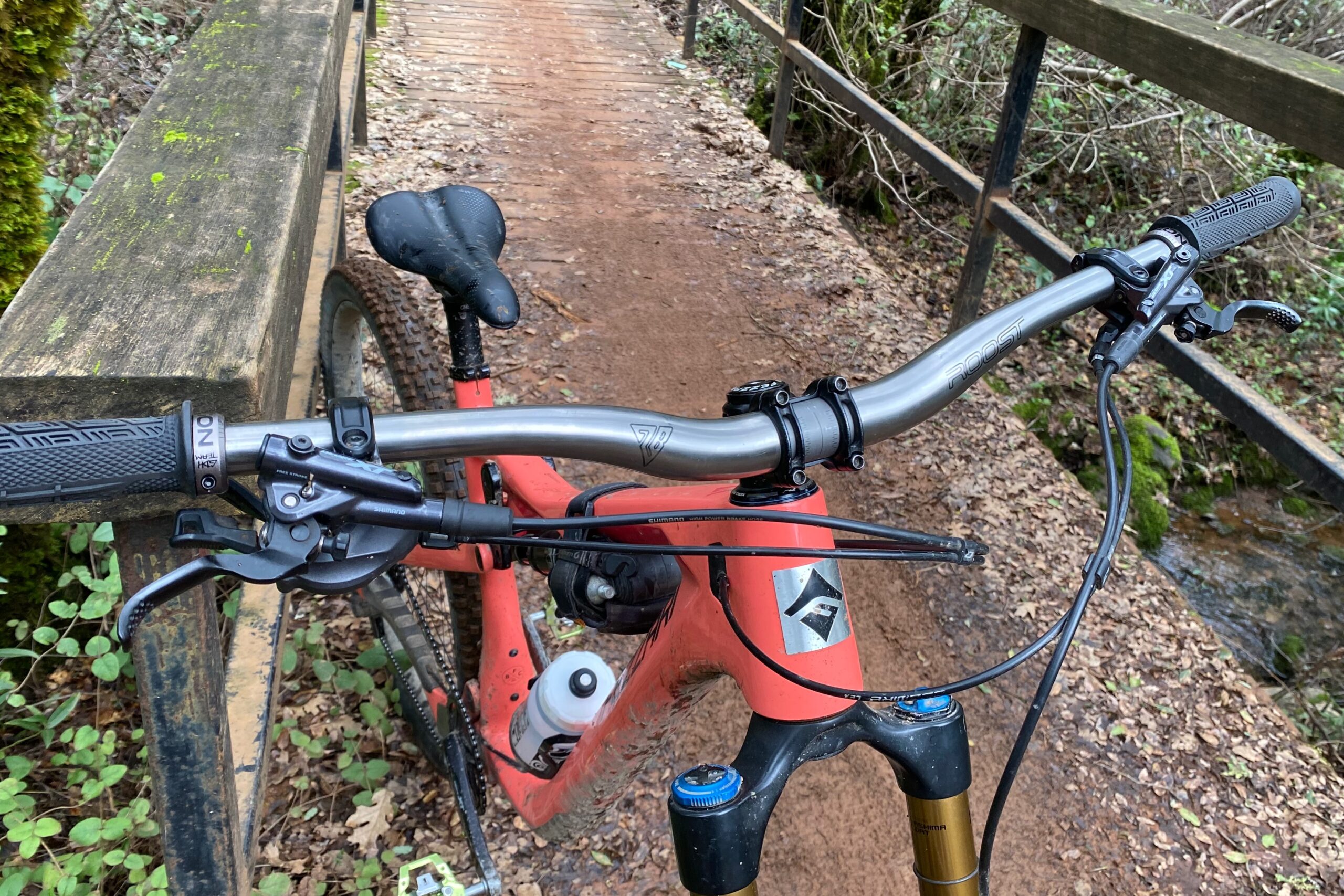 Testing the Roost Titanium Riser hanldlebar