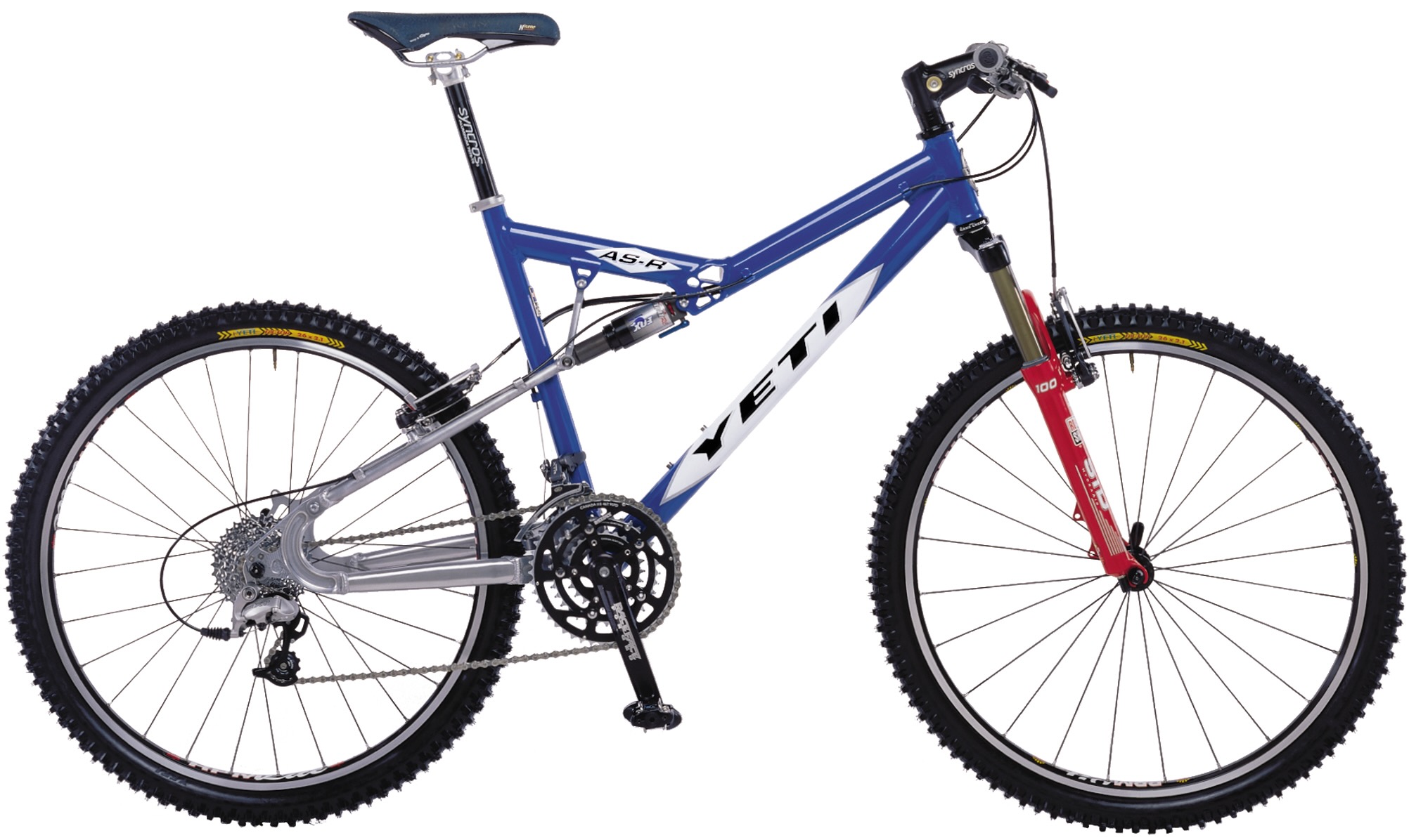 Stock image of the model year 2000 Yeti ASR