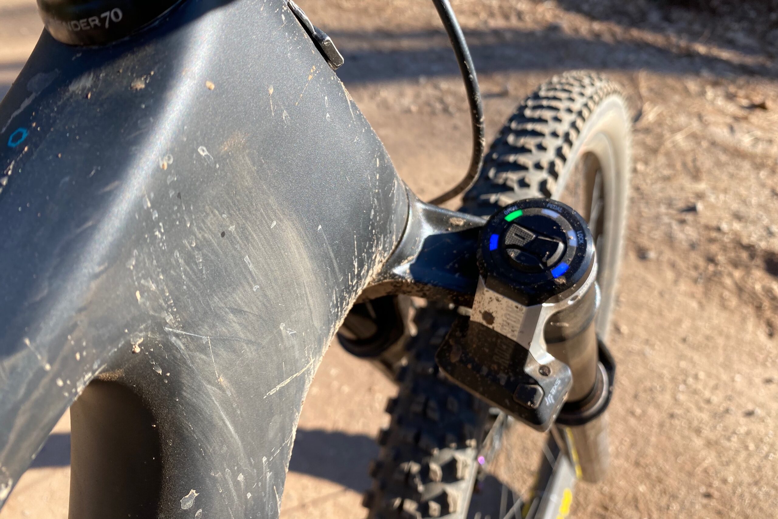 The Flight attendant SID Ultimate fork on the Yeti ASR