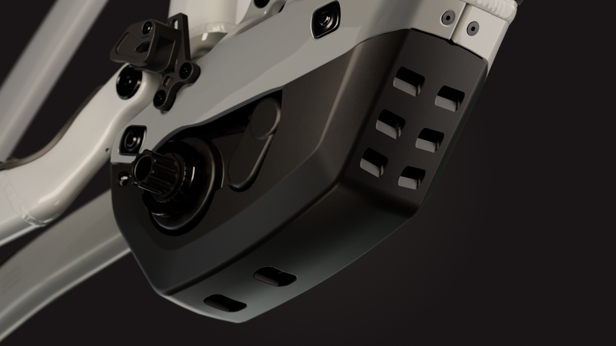 Devinci E-Troy Lite, motor shield