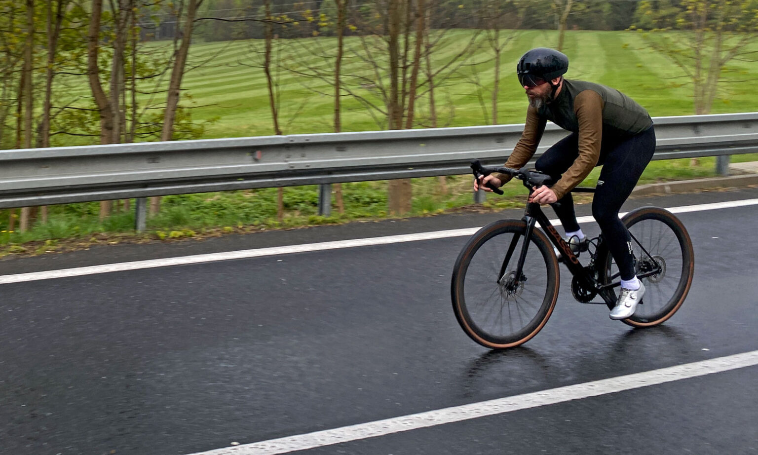 Fizik x Pas Normal Studios Mechanism carbon road shoes, wet spring training