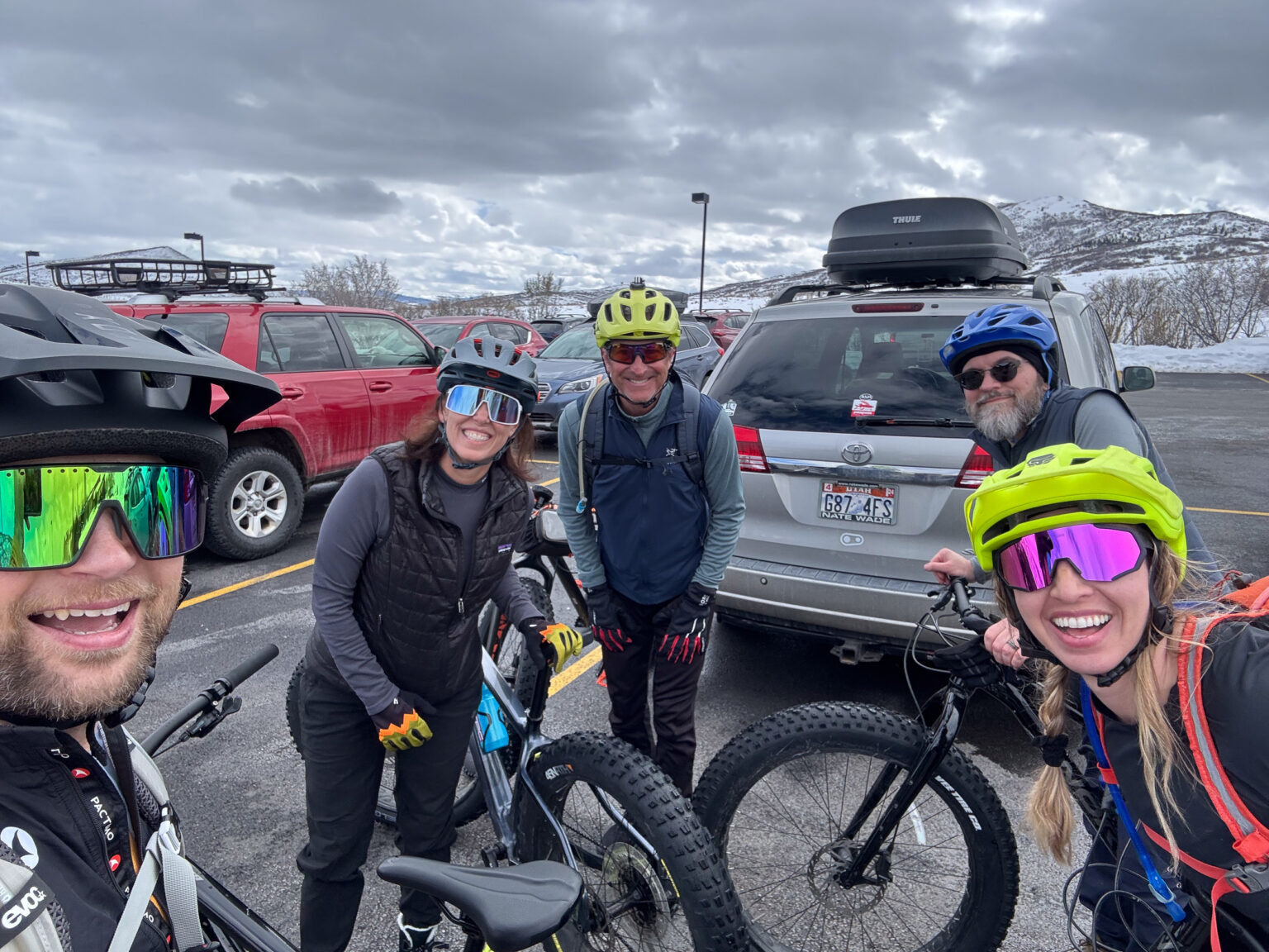 fat biking groomed trails in Park City Utah round valley