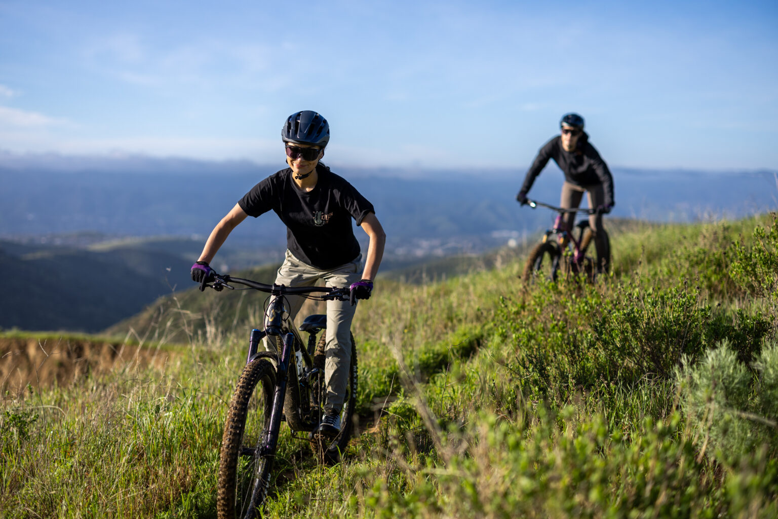 Liv Intrigue X Advanced and Intrigue X in the hills