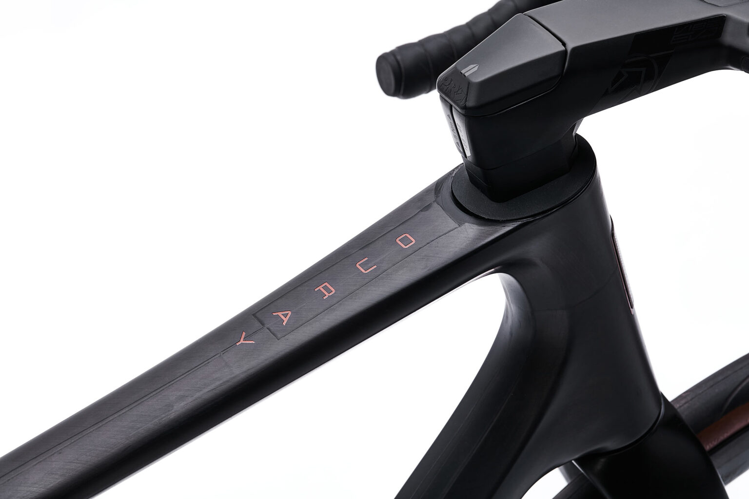 closeup details of parley ouray all-road bike