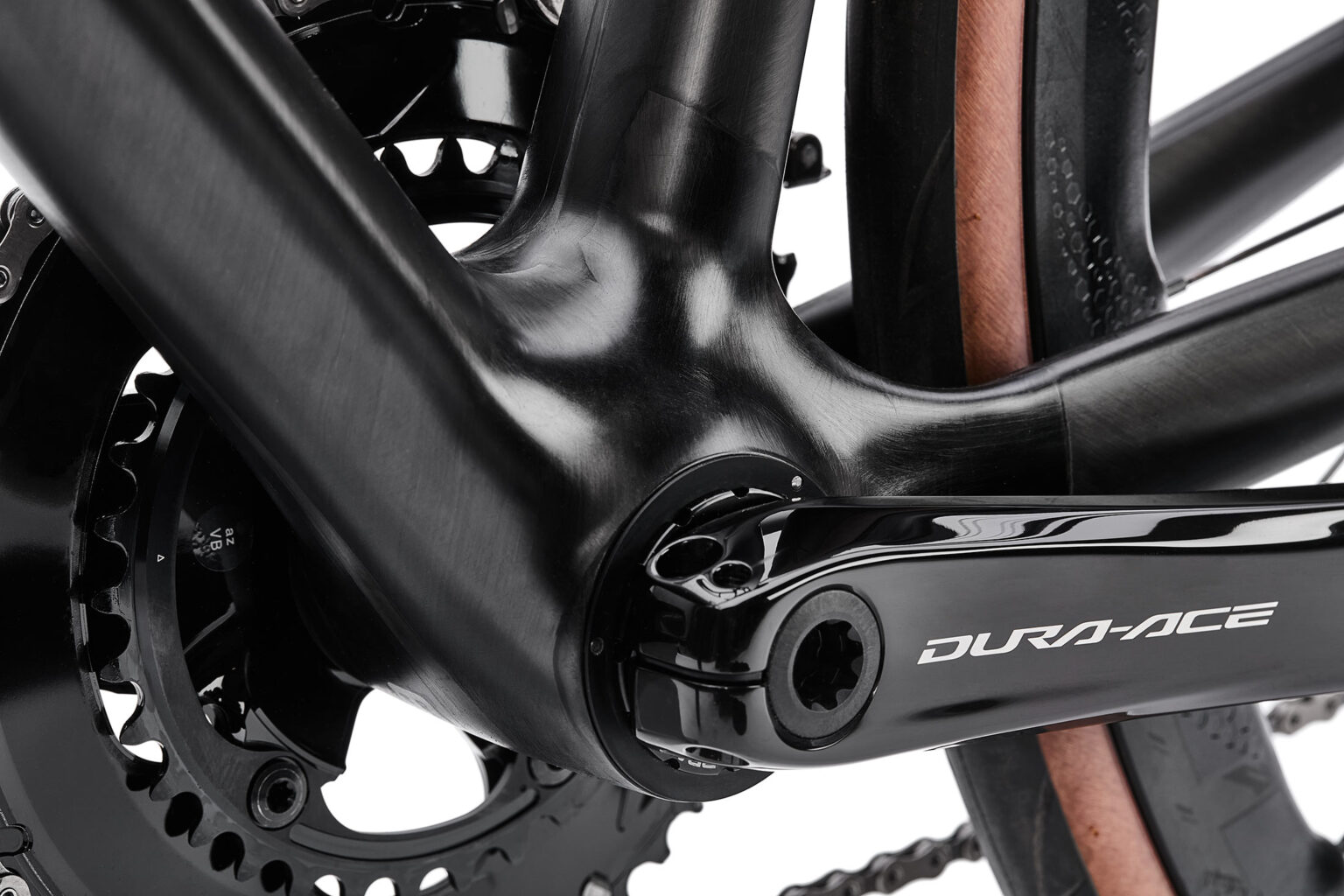 closeup details of parley ouray all-road bike