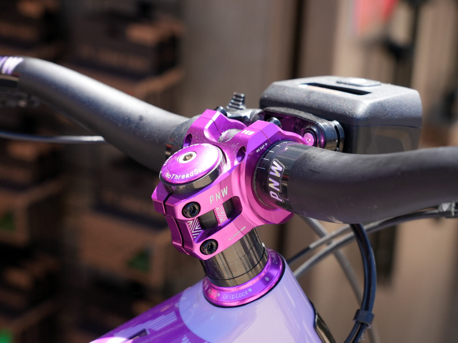 PNW purple anodized stem
