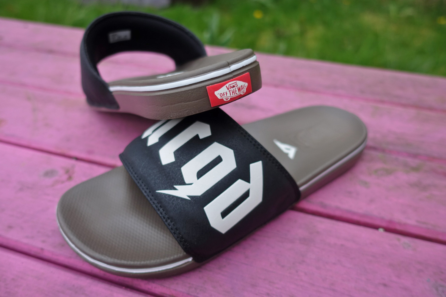 YT x Vans Live Uncaged Off The Wall limited edition shoe collaboration, La Costa slides sculpted footbed