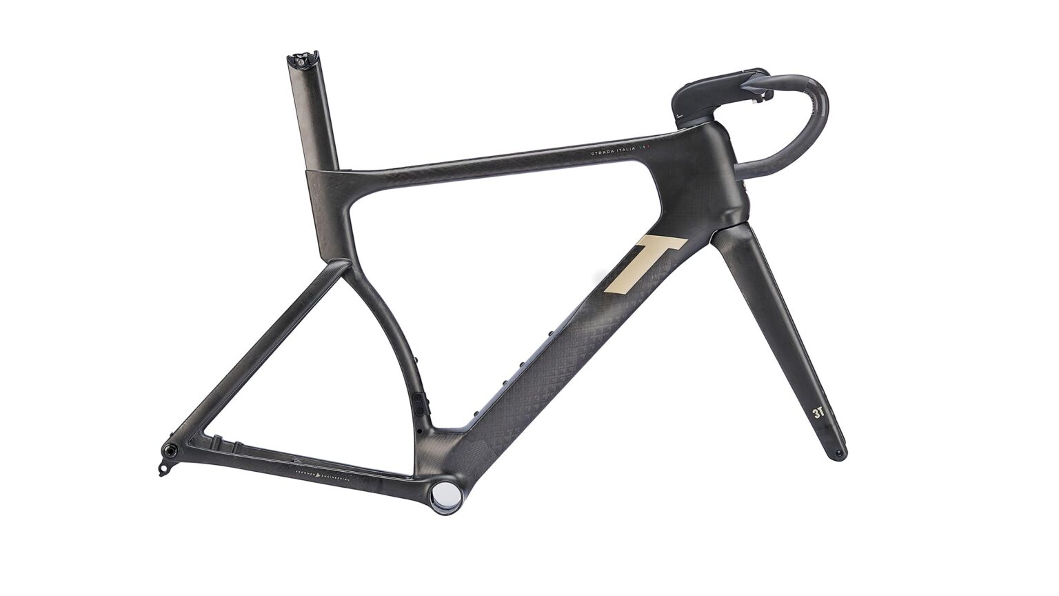 2024 3T Strada Italia wide tire aero carbon road bike made-in-Italy, Project X frameset