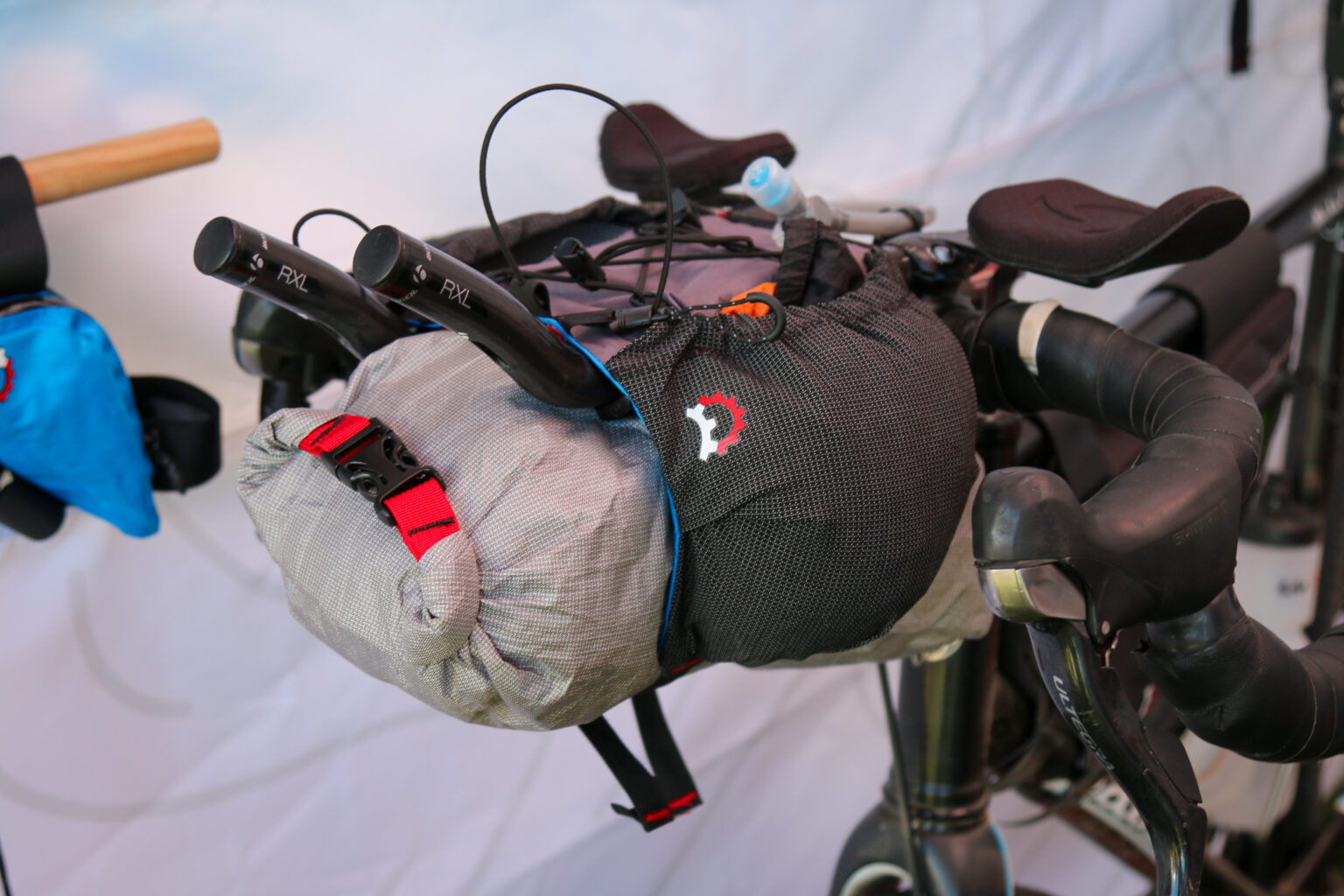 Fatback Akio adventure fat bike Revelate cargo cage pannier prototype