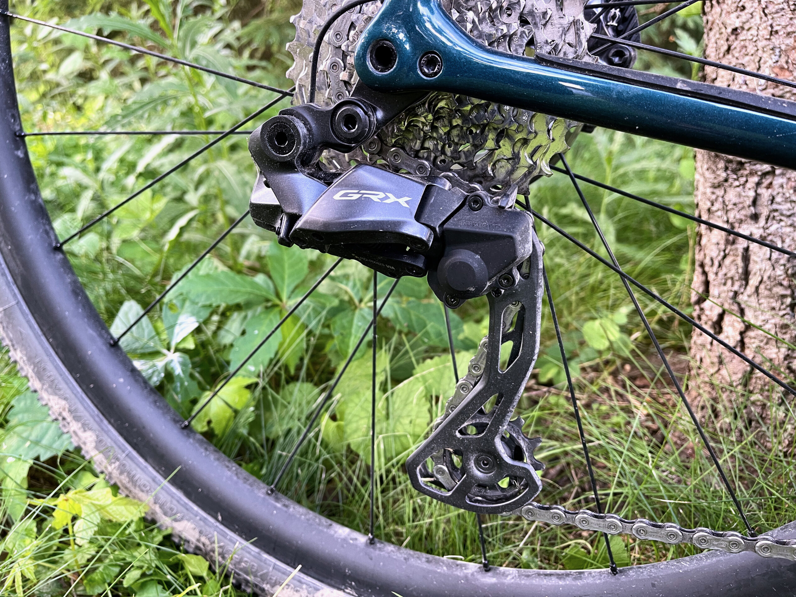 Shimano GRX Di2 12-speed Review rear mech