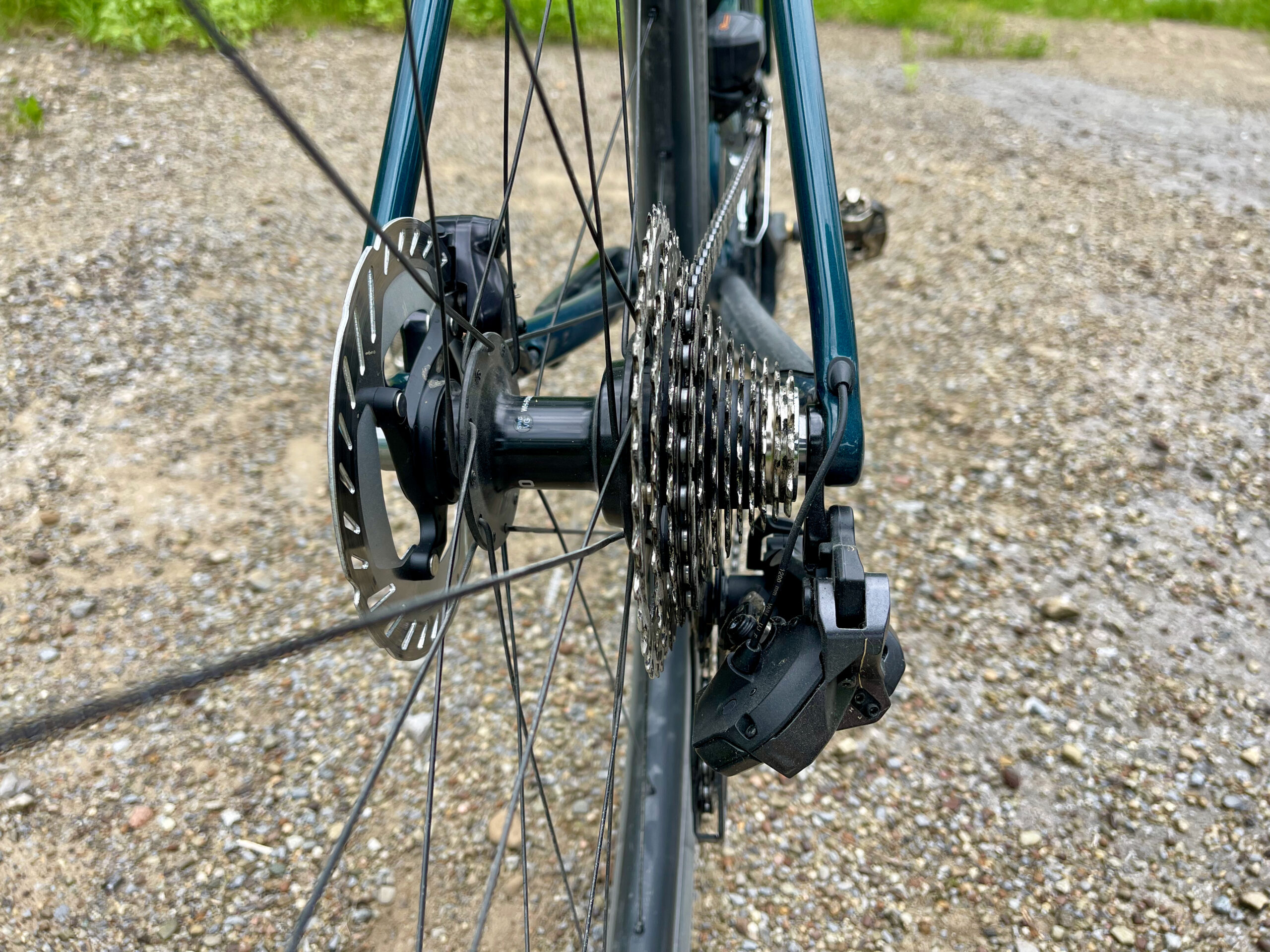 Shimano GRX di2 12-speed cassette rear full