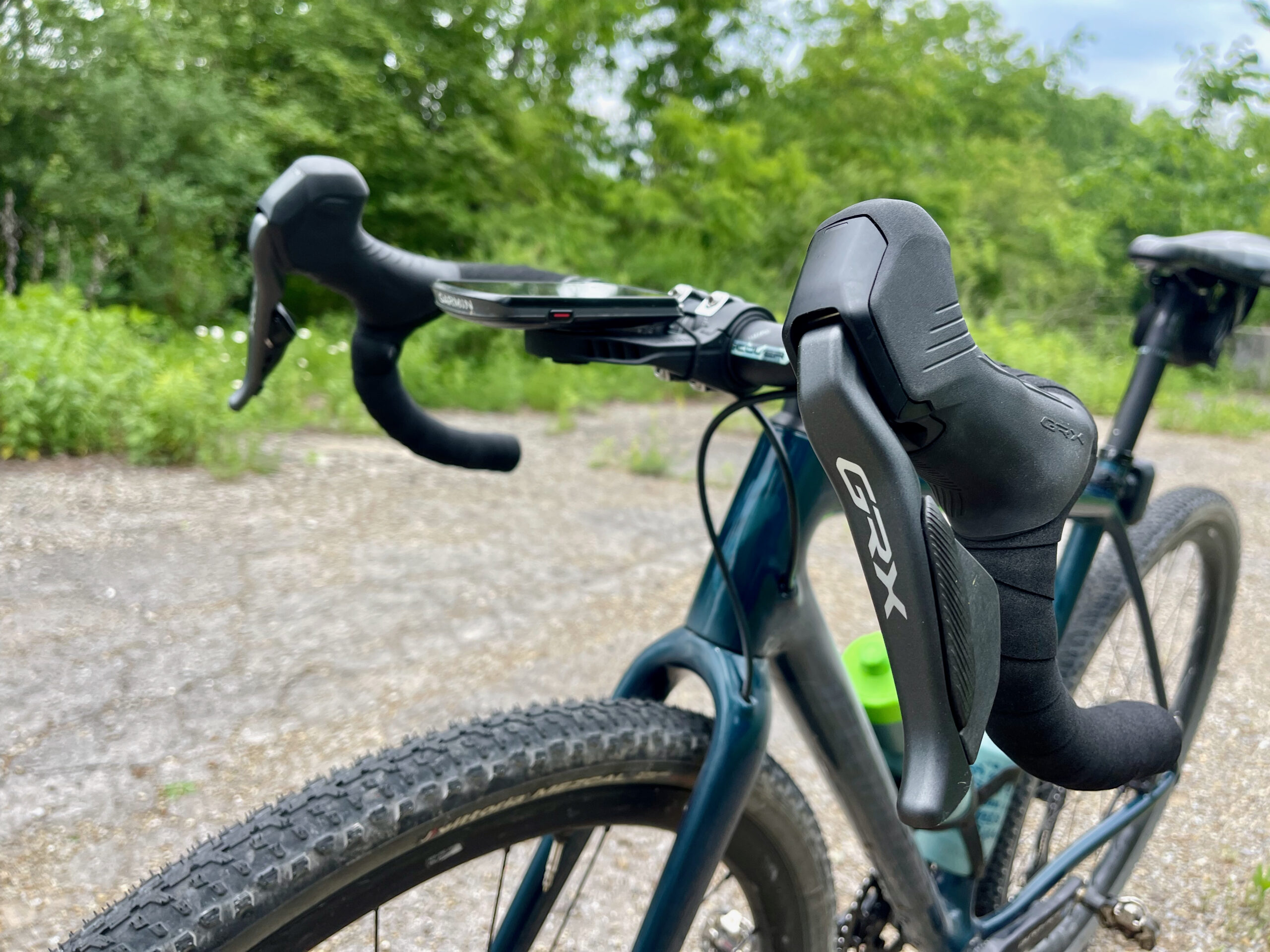 Shimano GRX di2 12-speed lever buttons