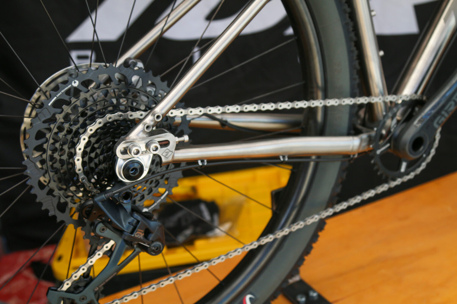 Turner Bikes Venn Nitrous gravel bikepacking singlespeed titanium bikes21