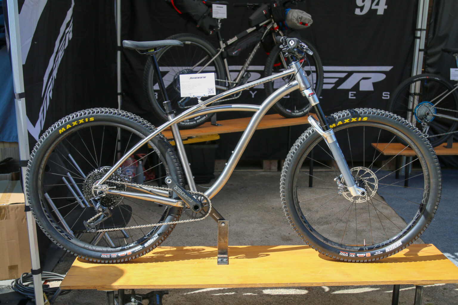 Turner Bikes Venn Nitrous gravel bikepacking singlespeed titanium bikes21