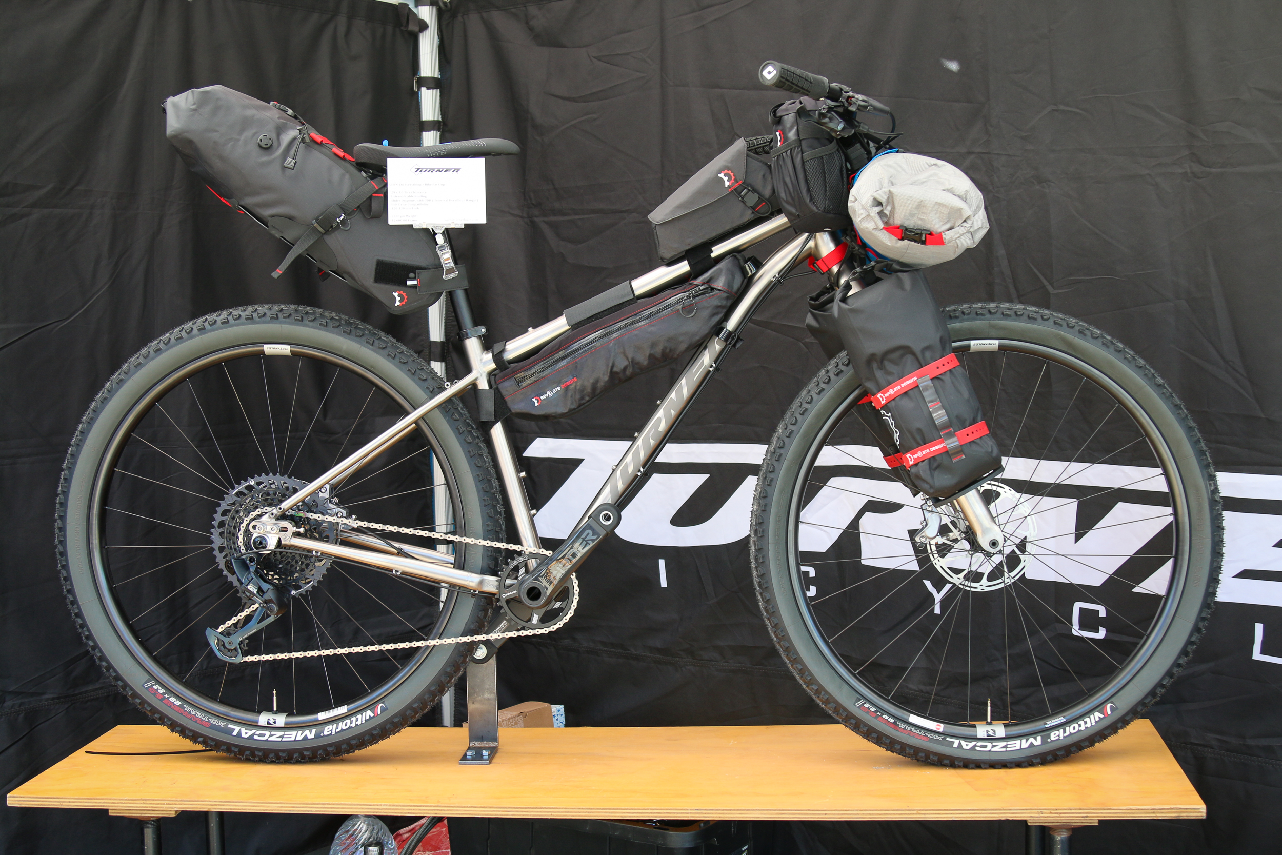 Turner Bikes Venn Nitrous gravel bikepacking singlespeed titanium bikes21