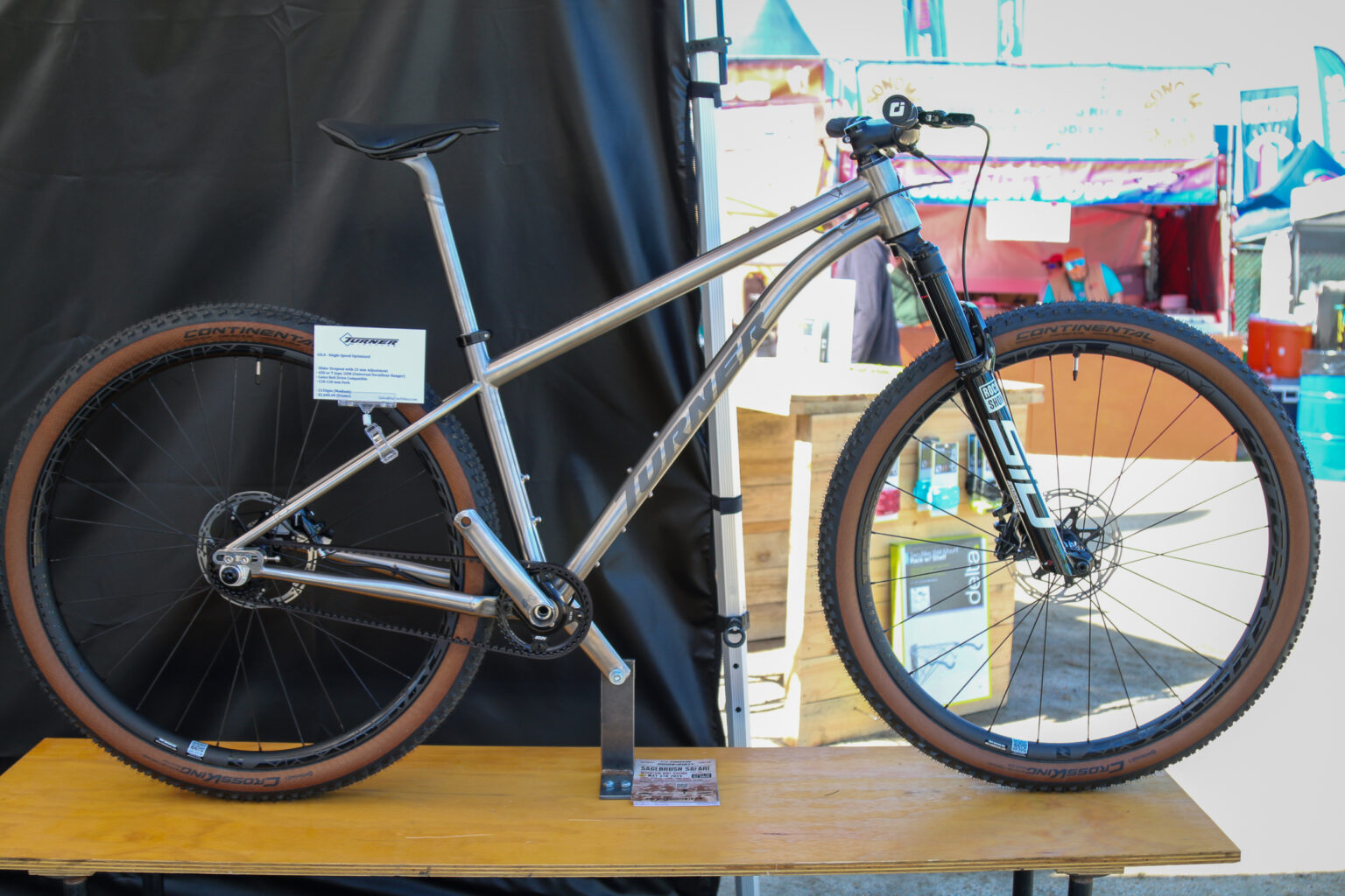 Turner Bikes Venn Nitrous gravel bikepacking singlespeed titanium bikes21