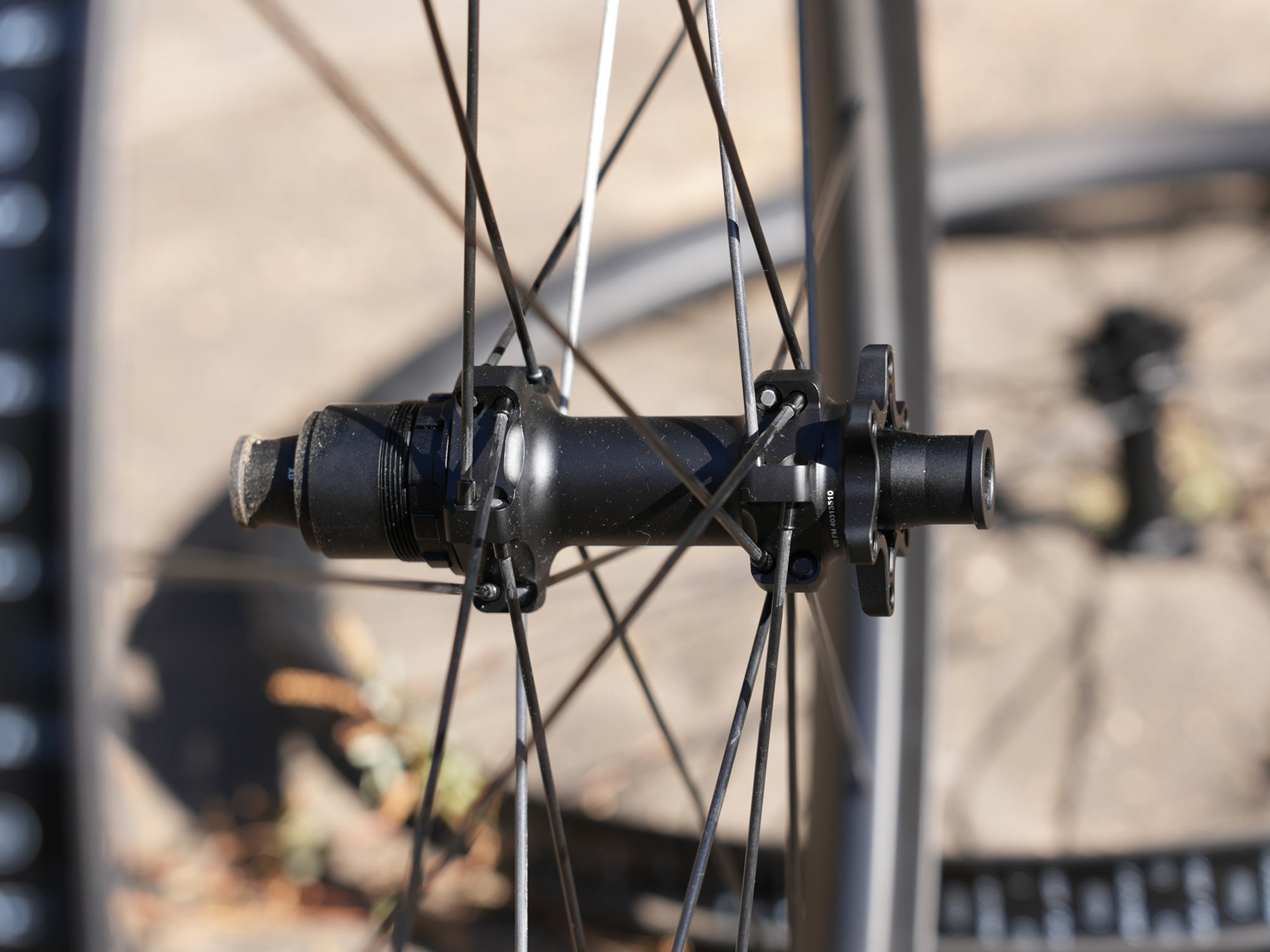 hub closeup details on new roval control sl team wheels