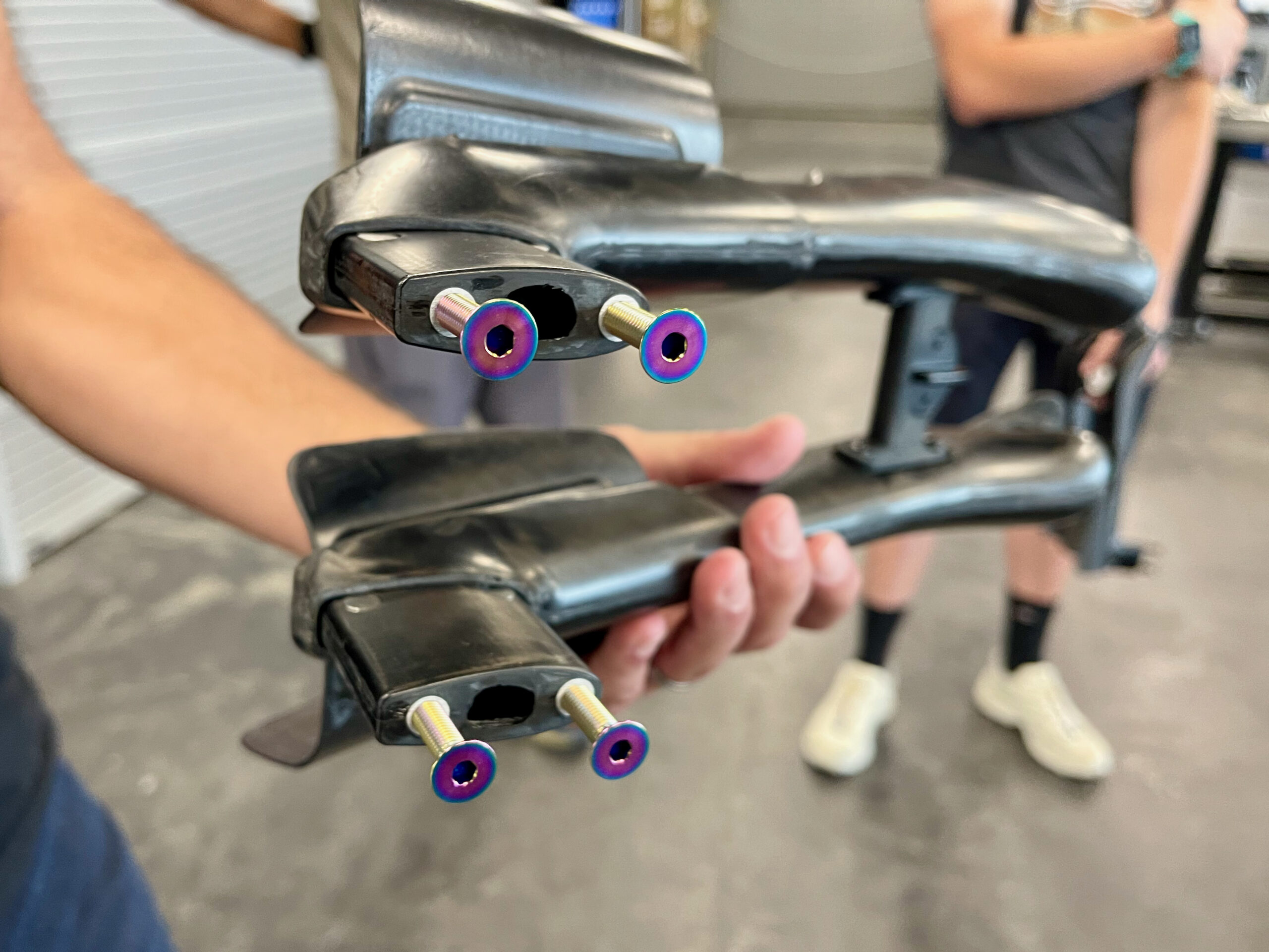 Custom Enve Aero Extensions Pogacar Tour De France bolts