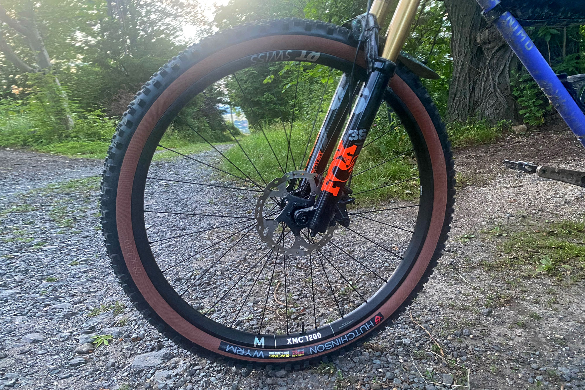 All-new DT Swiss XMC 1200 lightweight carbon all-mountain bike wheels, front wheel
