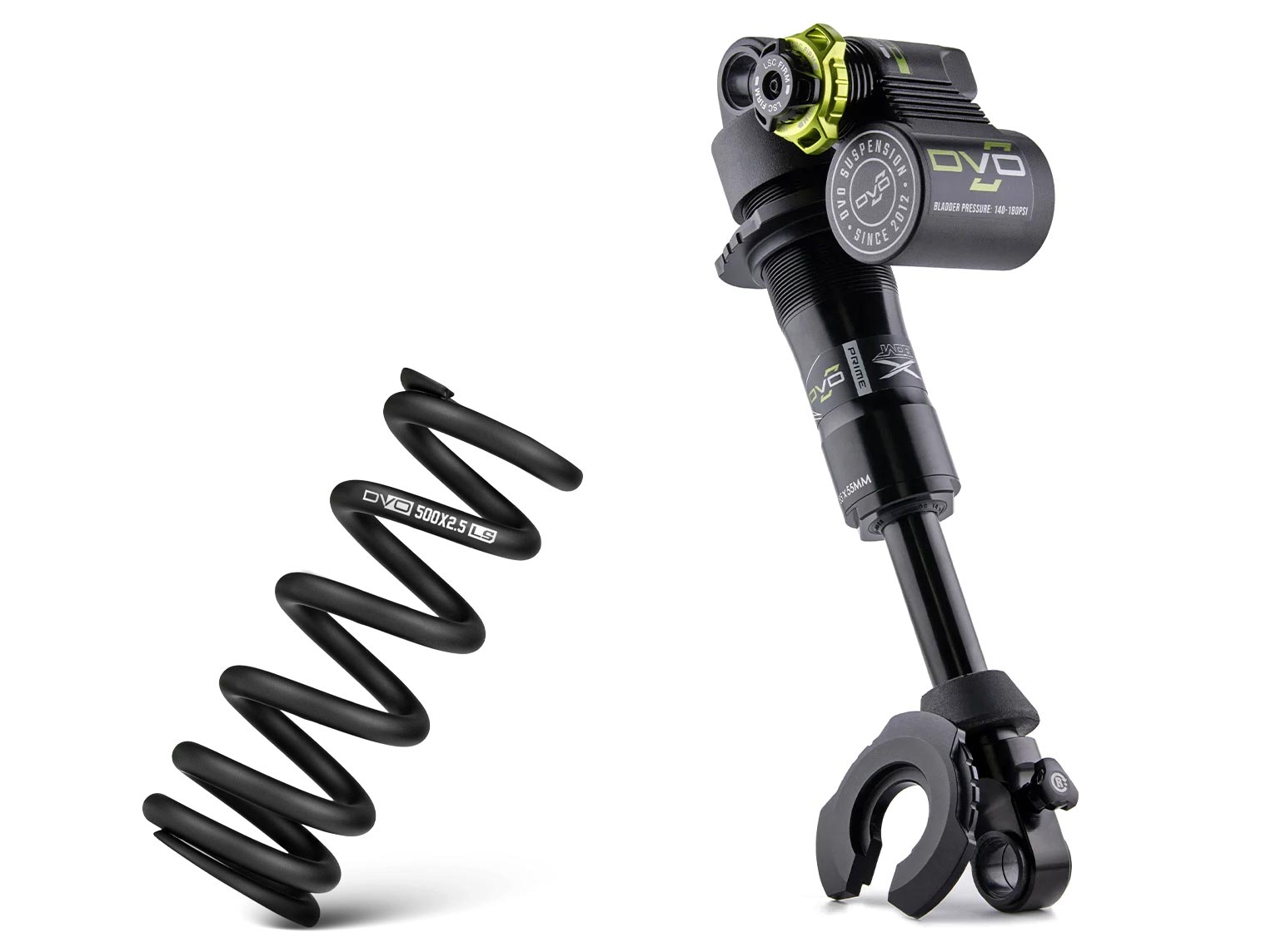 MY24 DVO Jade X Prime coil shocks add adjustability