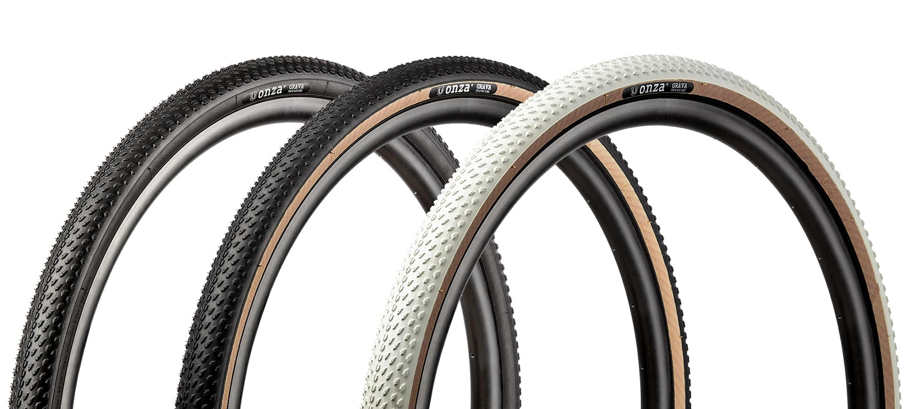 Onza Grava 700x42mm first-ever gravel tire, color options