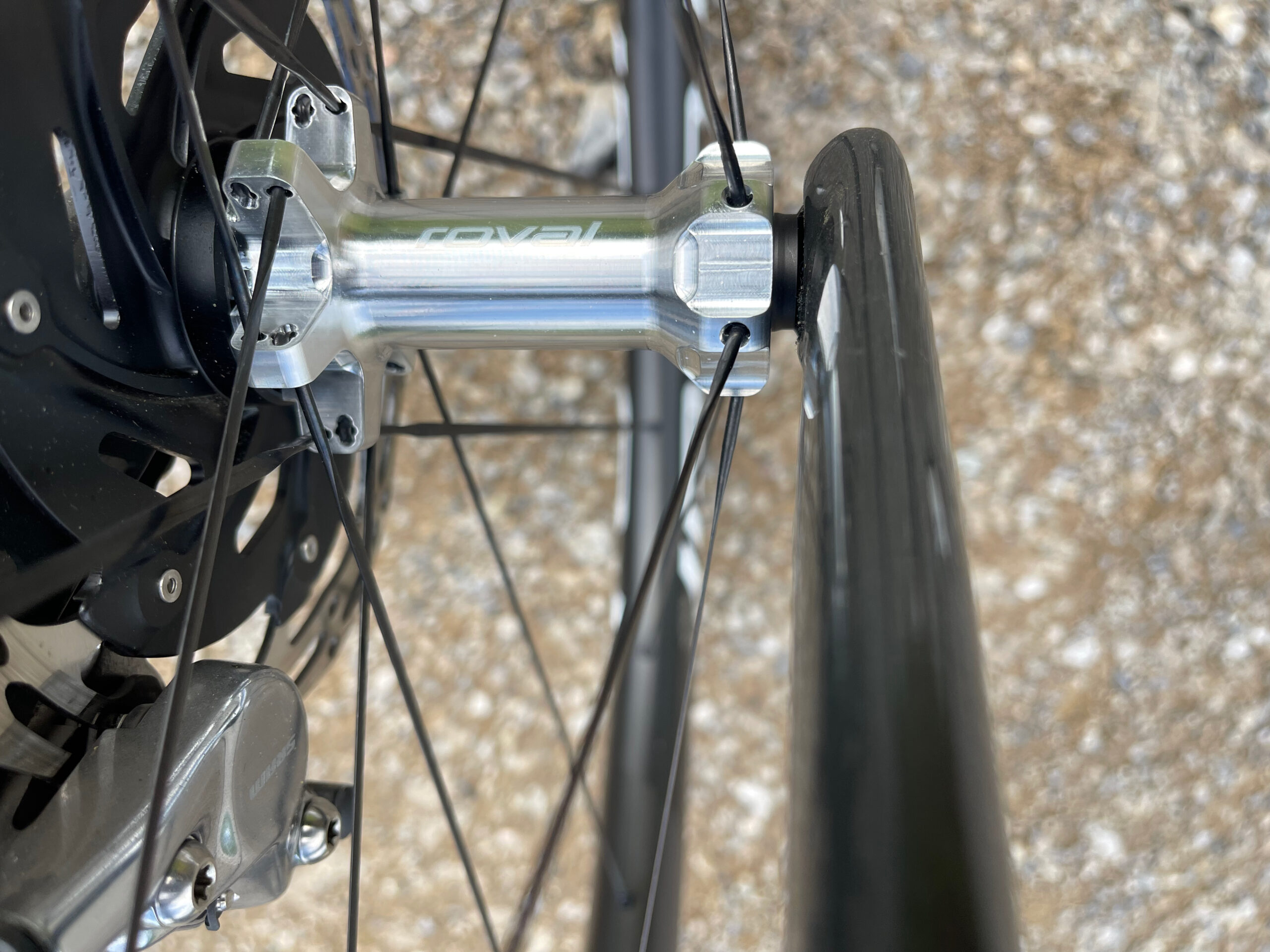 Roval Rapide CLX II Team Wheelset front hub