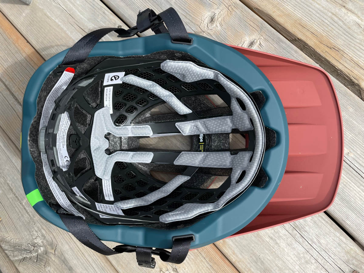 SMITH Payroll helmet, interior
