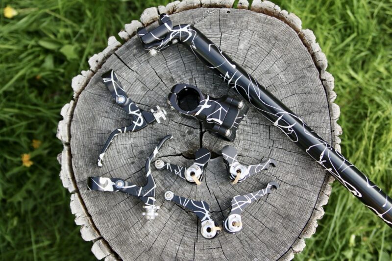 Wilde Bikes & Paul Components Create Wild Limited Edition Zebra Splatter Parts for Your Steed