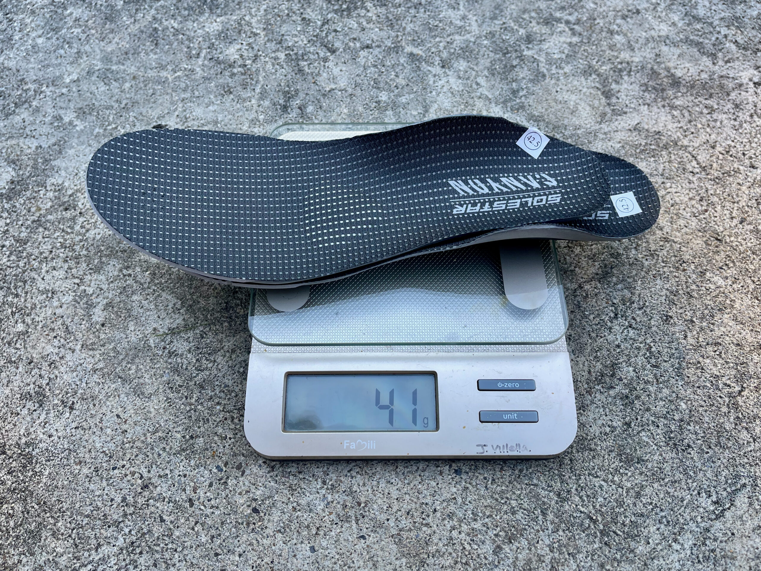 Canyon tempr CFR JV insole weight