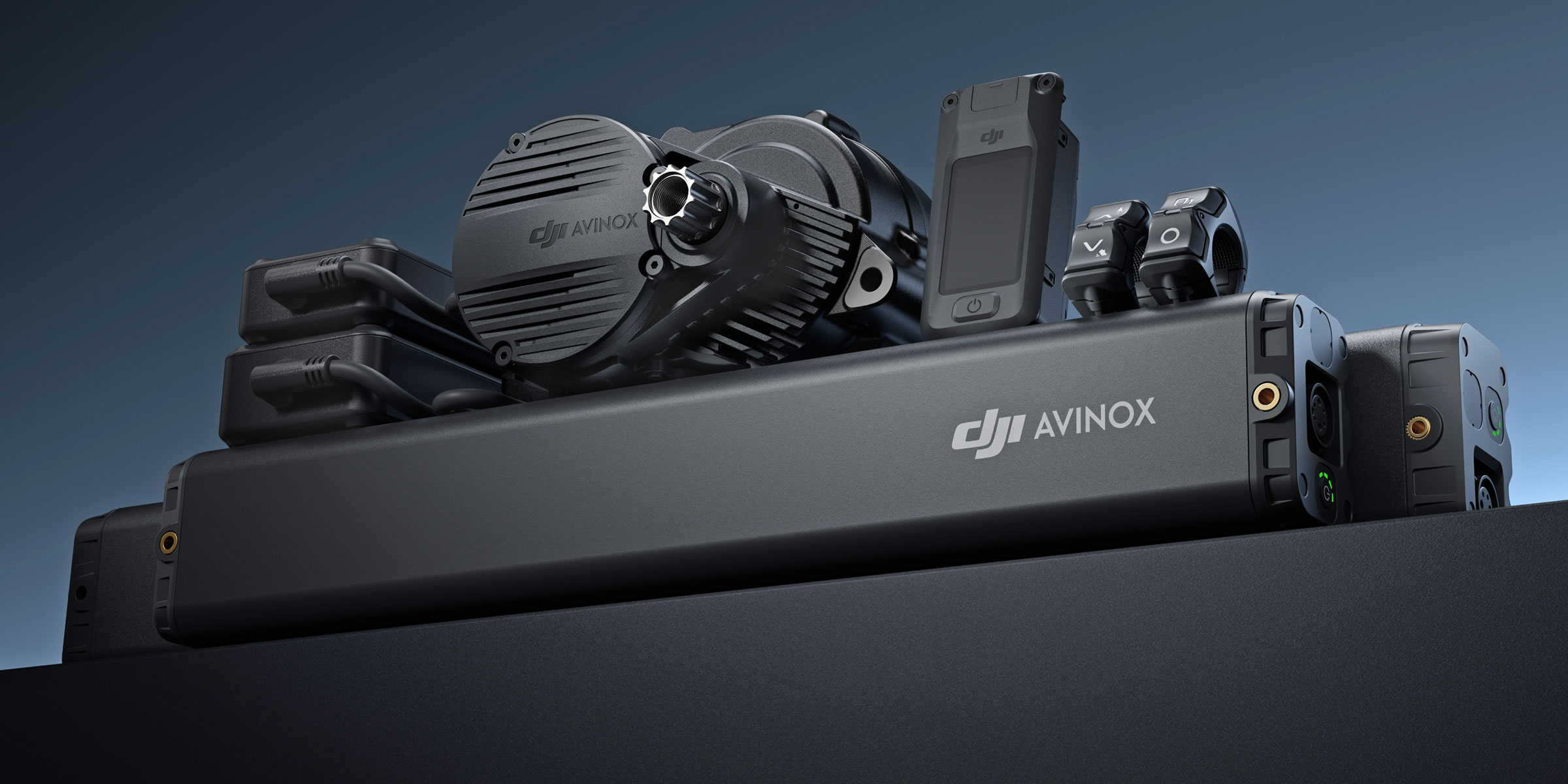 all-new DJI Avinox ebike lightweight drive system full-power motor, system components