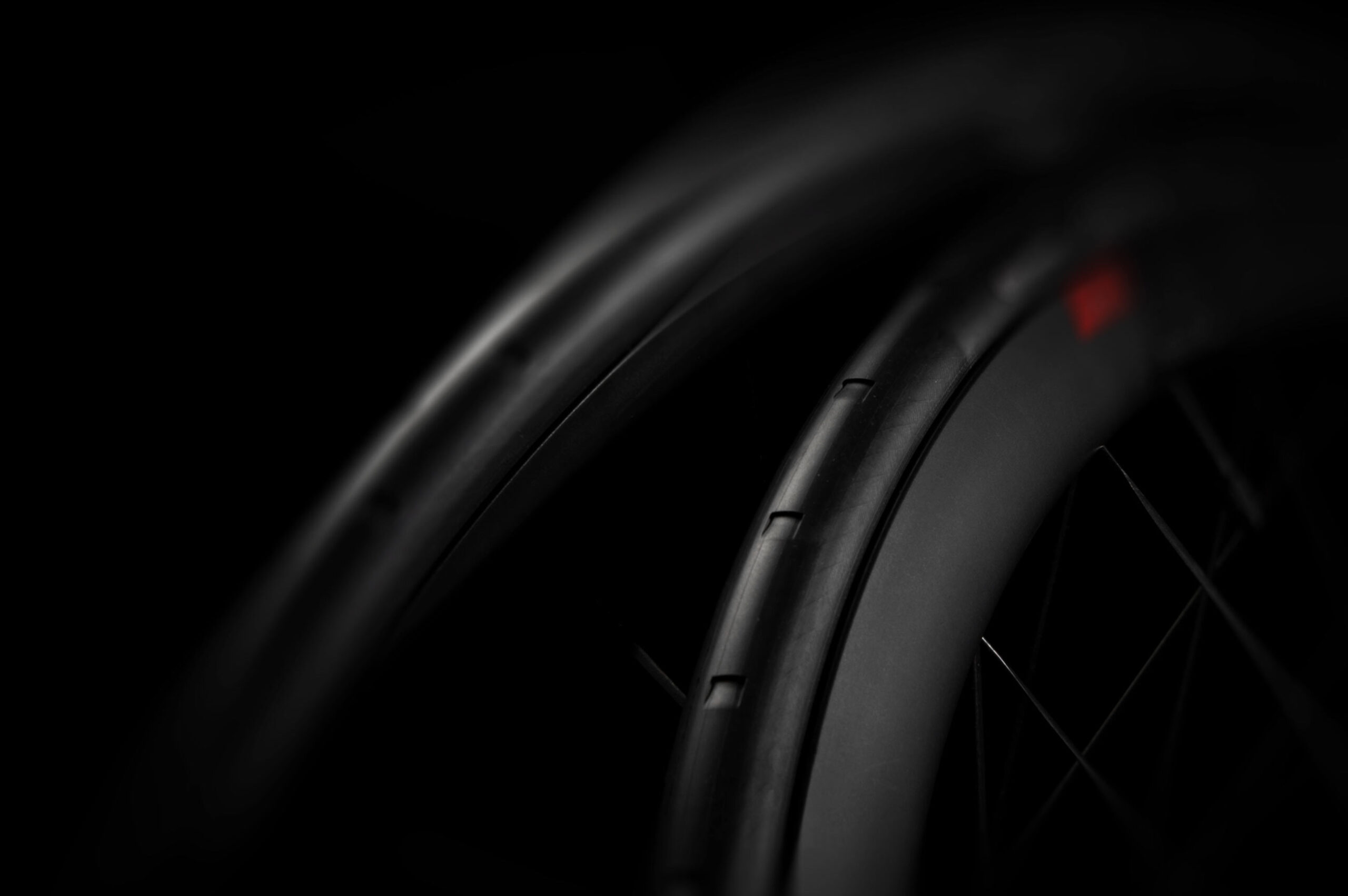 dt swiss wheels with conti aero 111 tire on a black background.