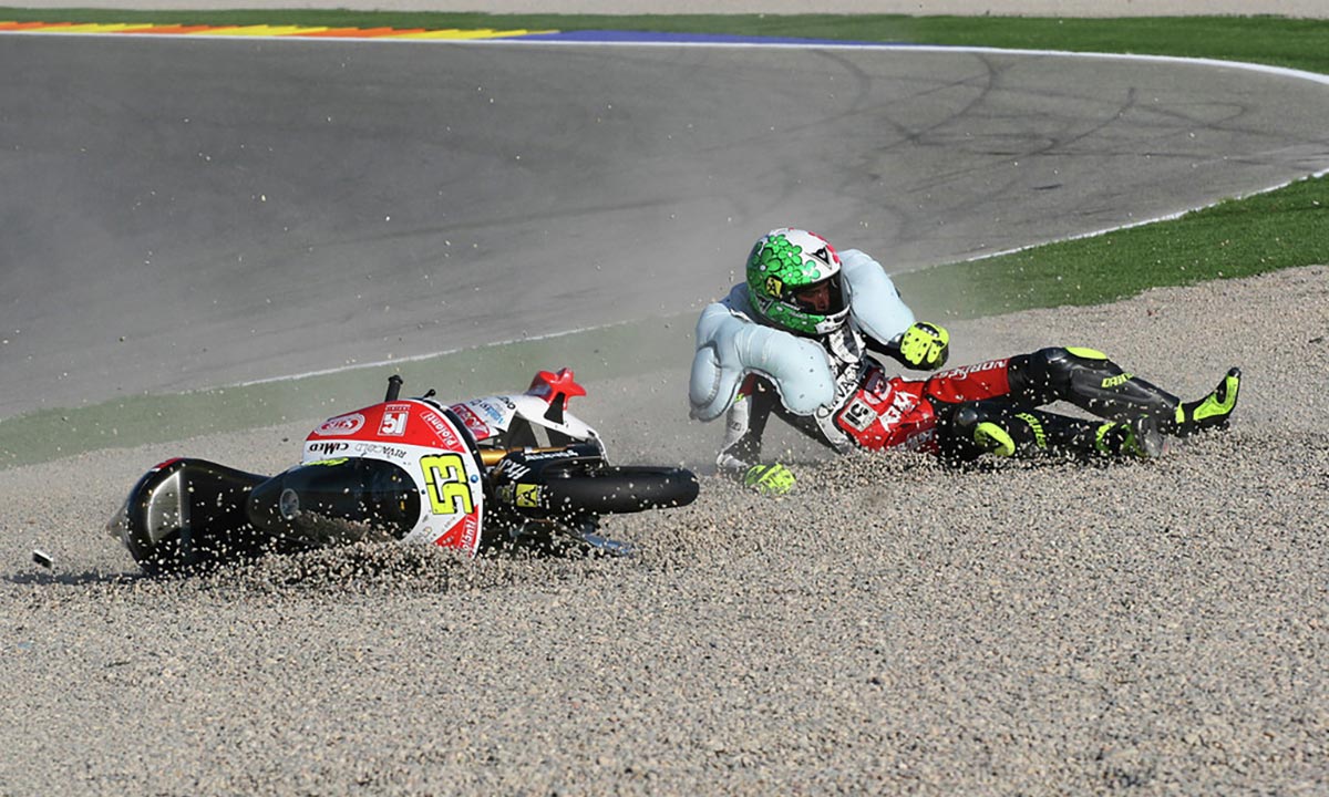 Dainese D-Air Moto Race existing motorcycle racing airbag required by MotoGP for rider safety
