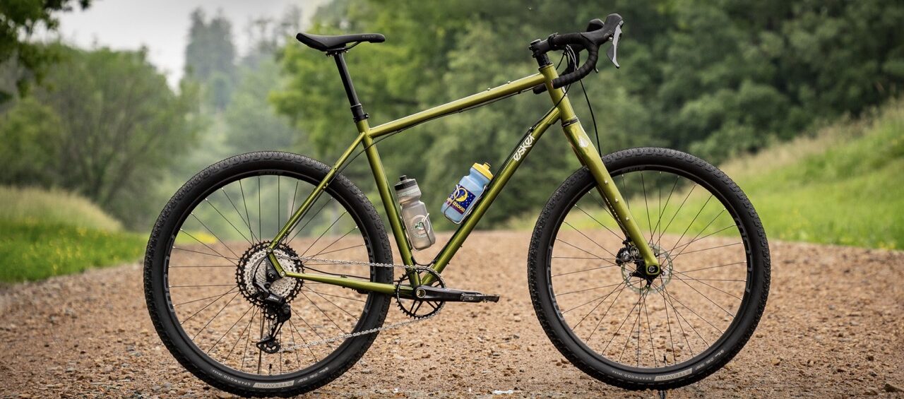 Esker Cycles Lorax Steel Lorax on gravel