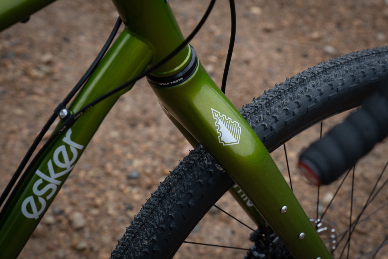 Esker Cycles Lorax Steel WTC carbon fork