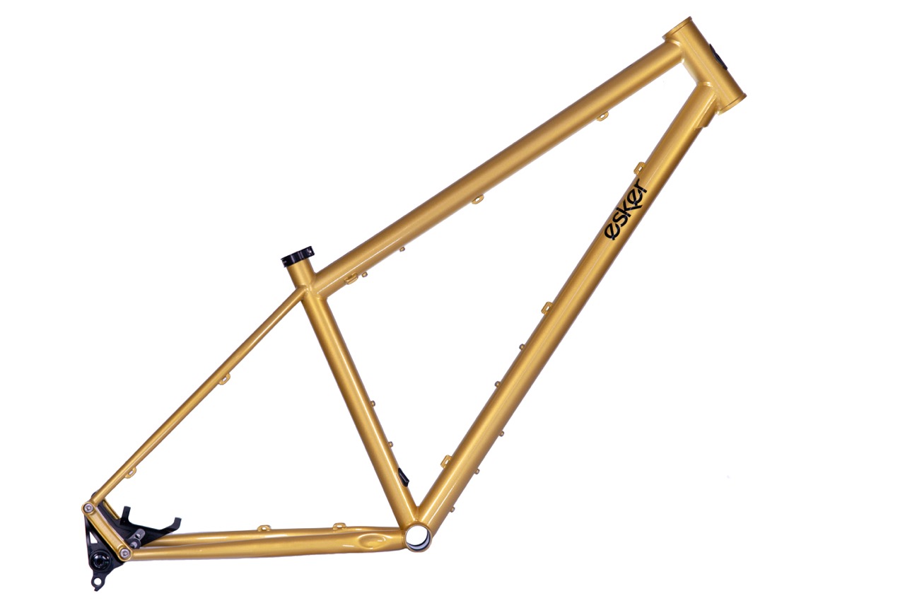 Esker Cycles Smokey Steel Smokey frame Goldbar