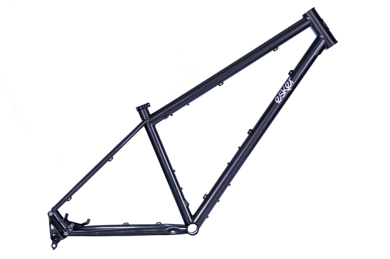 Esker Cycles Smokey Steel Smokey frame Raven